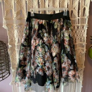 Unique High Waisted Skirt